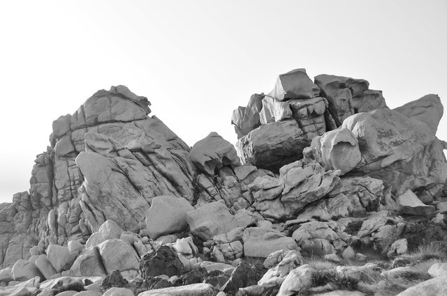 Rochers, derrière la Tour de Campomoro