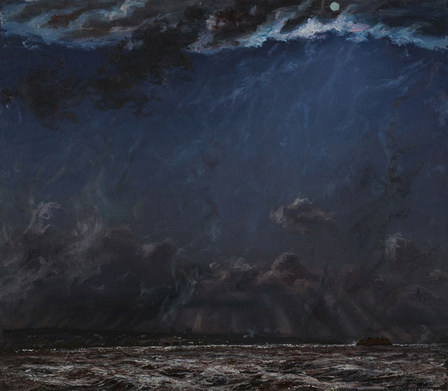 Icy Wisps, 42 x 48"