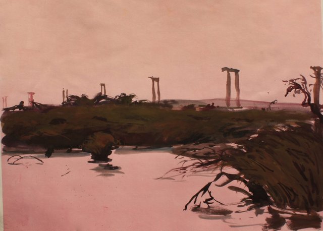 Abandoned Expressway 22 x 29"