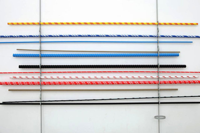 On The Ropes III, 2012, 258 x 365 x 15 cm