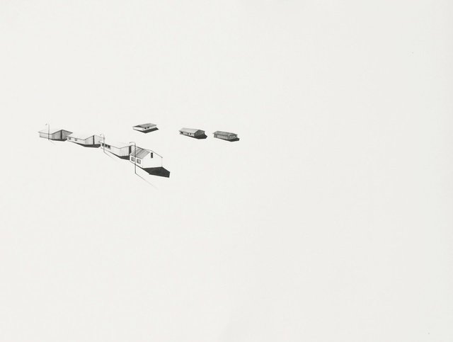 Icelandscape 3, 2008, graphite on paper, 12 x 16"