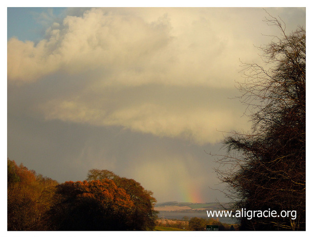 Rainbow Through the Clouds by Alison Gracie