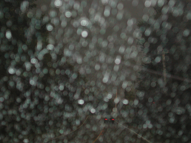 Commute #17 (rainy windshield)