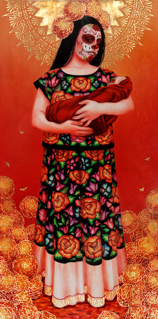 Madre y Niño 48"x24" / 2012