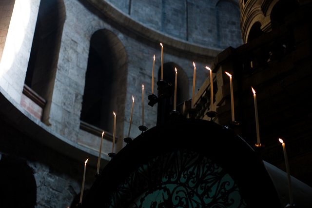 The Holy Sepulchre candles