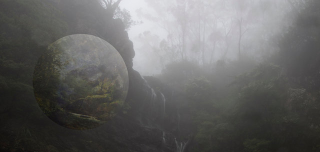 Nicole Welch Apparitions #4, Projection - The Upper Nepean, 1889, WC Piguenit