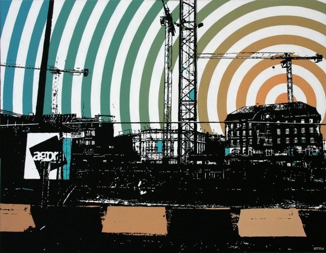 Agora 100x130 akryl płótno 2009