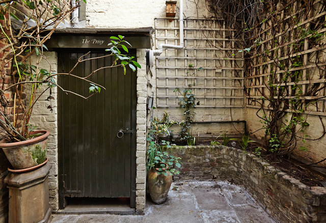 Family privy, 68 Dean Street, Soho, London.