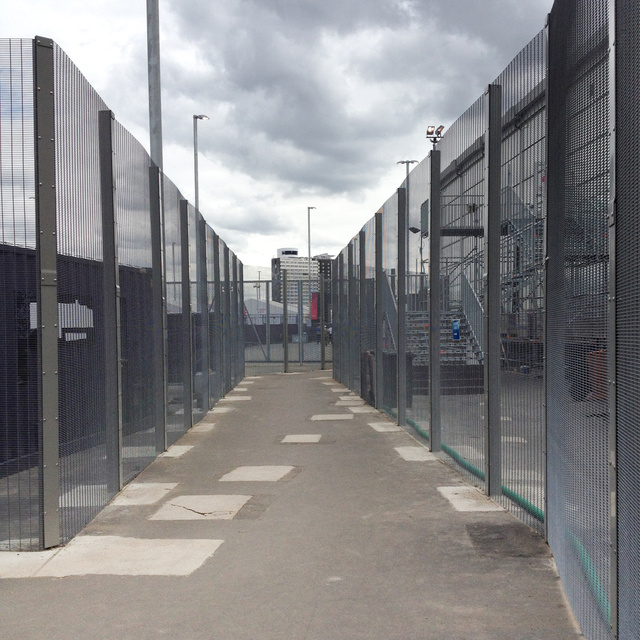 Internal fence, Olympic Park, 2012