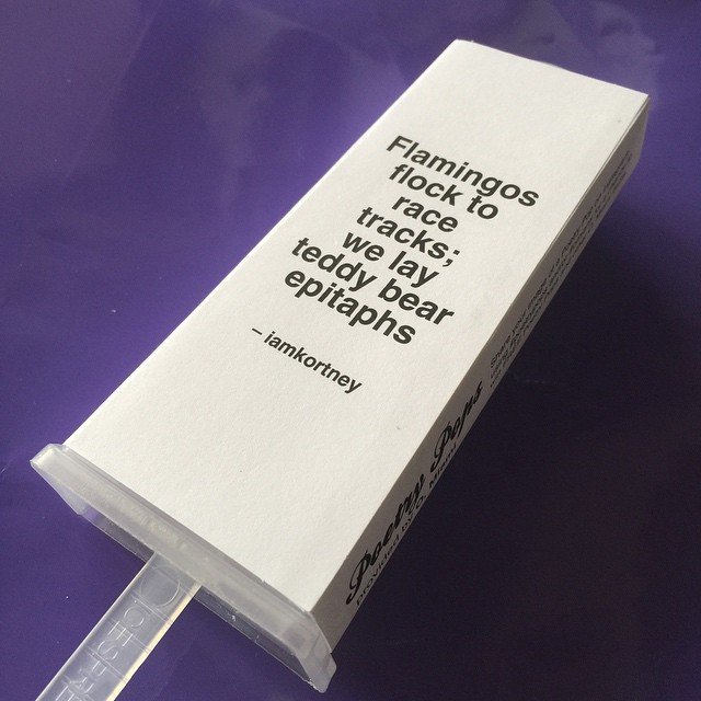 Poetry Pop of the Day