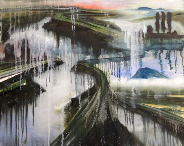 dreaming of the samish waters, 24x30