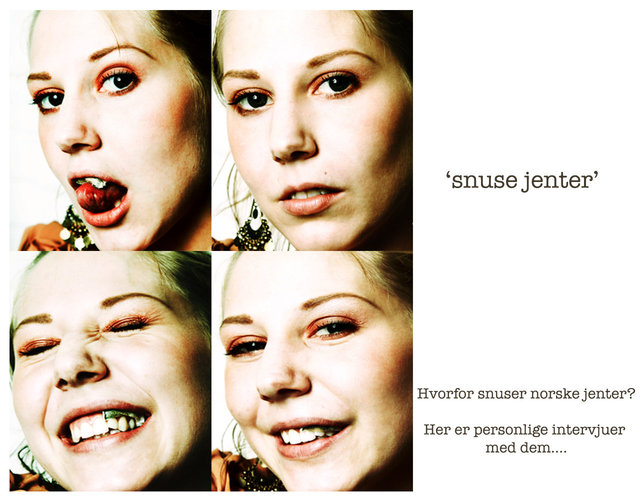 INTERVJU MED JENTER SOM SNUSER