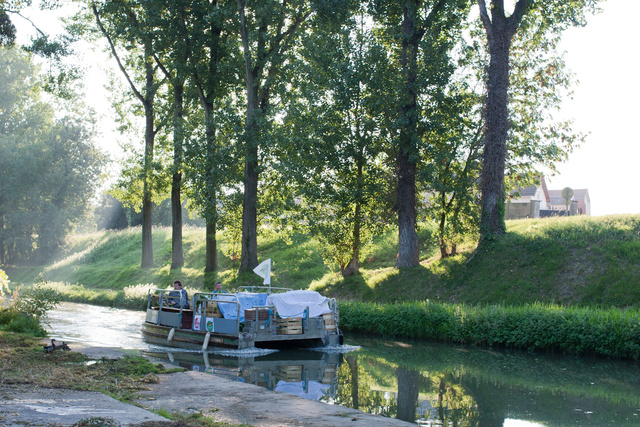 Marché sur l'eau