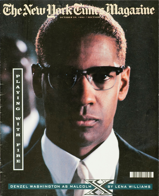 Malcolm X, in the NY Times Magazine