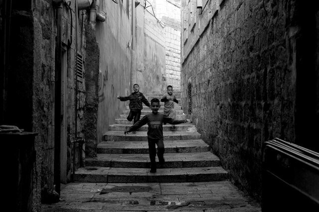 Boys in Jerusalem