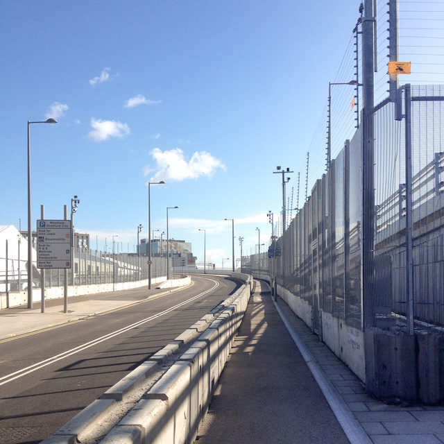 Perimeter fence, Olympic Park, 2012