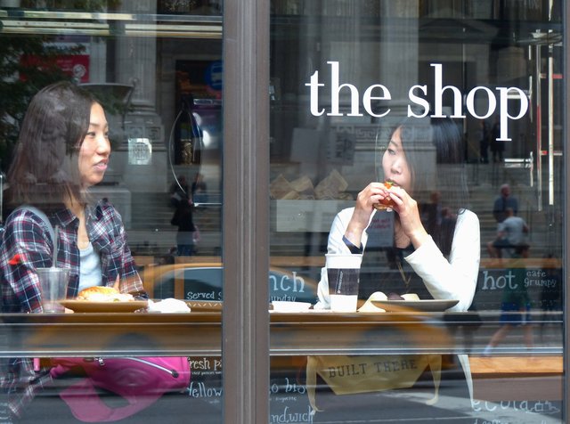"The shop", café Manhattan