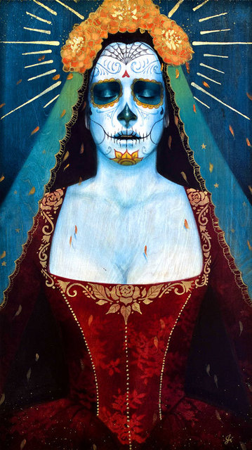 Flor del Muerto 32"x18" / 2009