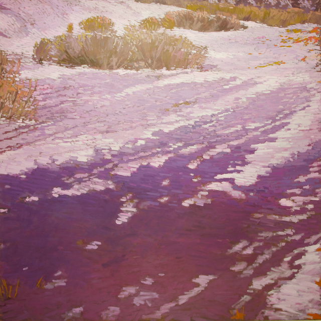 Spring Willows and Shadows, East Fork Brush Creek, 2012, Acrylic on Canvas, 72" x 72"