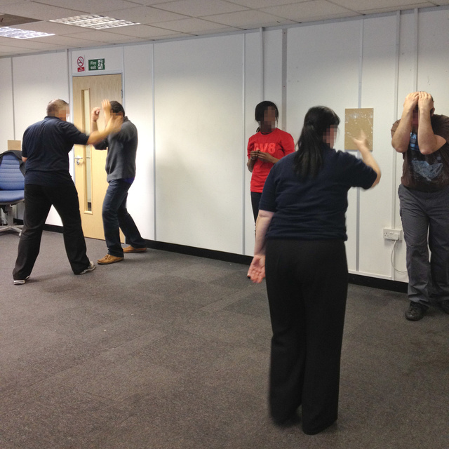 Restraint training, Romford Road, 2012