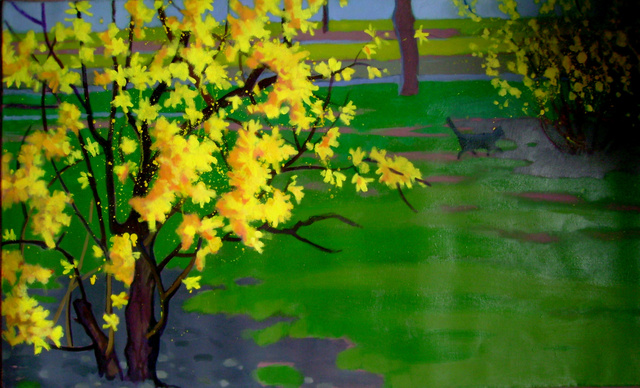 Behemot, 120x70, olej płótno