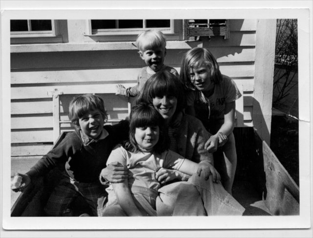 1980.Self with Kids, Dublin, NH