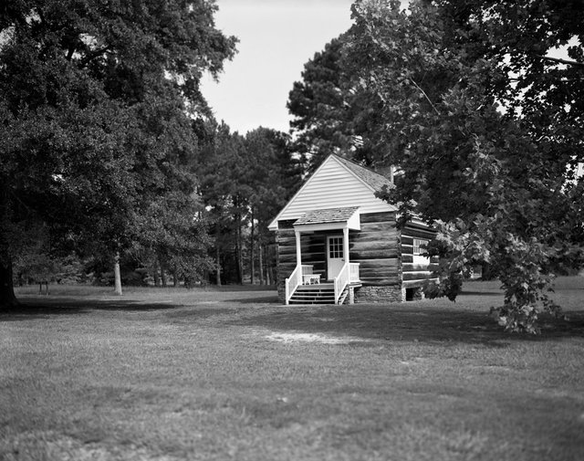 Replica of the Cherokee Phoenix Print Shop, New Echota State Historic Site, Calhoun, Georgia, 2012