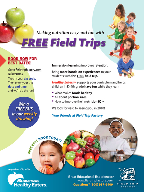 Field Trip Factory - Albertson's Healthy Eaters Em