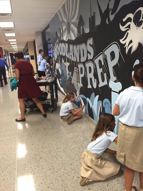 Internation Mural for Woodlands preparatory School