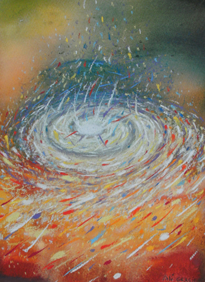 Spiral Galaxy by Alison Gracie