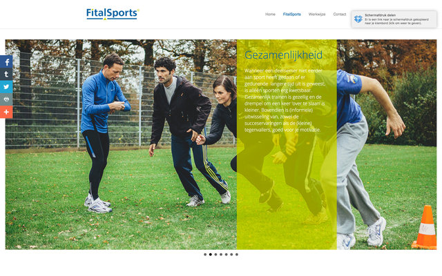 New website for FitalSports