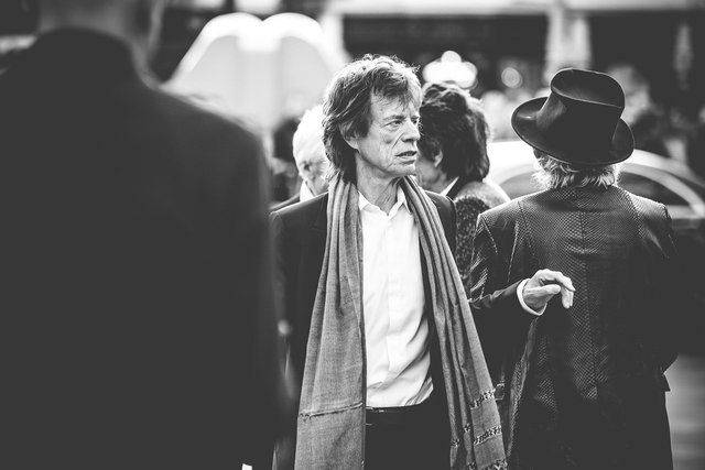 Mick Jagger at 'The Rolling Stones: Exhibitionism'