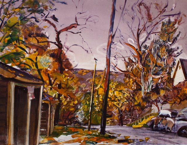 East Hill Crows I   28 x 39"