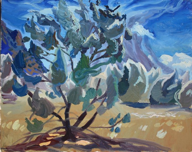 Scrub Jay 24 x 30"