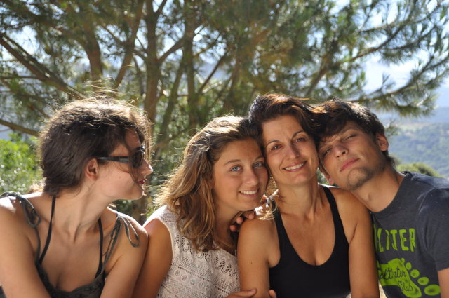 Camille, Nina, Isabelle, Mathieu 