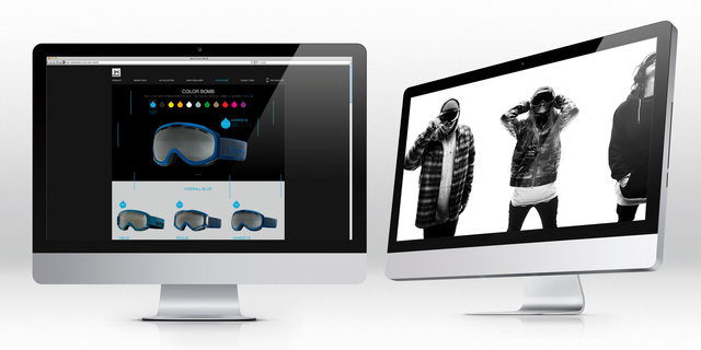 Product and advertising photography for anon optics website and marketing materials