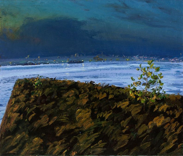 Baby Poplars 32 x 40"
