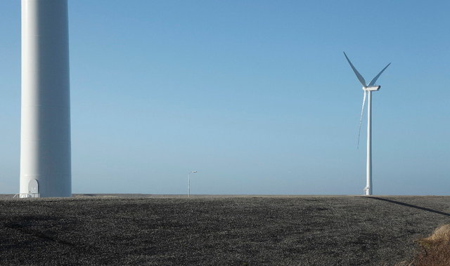 windmolen op dijk