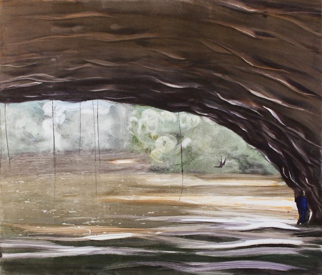 Cave- Belize                   20 x 24"