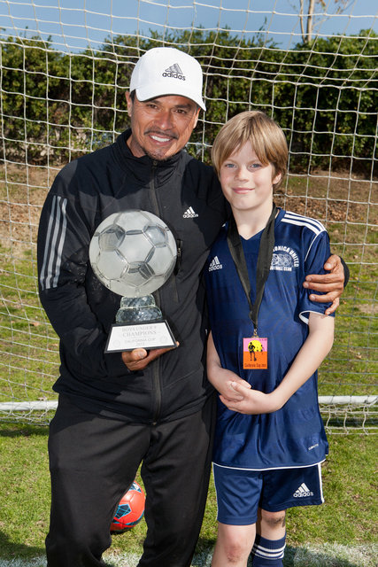 Coach Nico and Viggo Ostoya