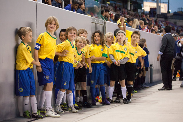 Brazil Stars vs FC Encino All Stars<br>6/16/2012 U8B Halftime Game<br>at Chivas vs Real Salt Lake