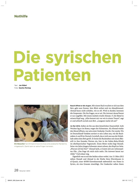 MENSCHEN.das magazin 12.2012