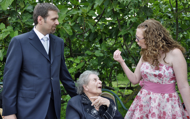 Flavio, la Nonna, Rita - juillet 2010