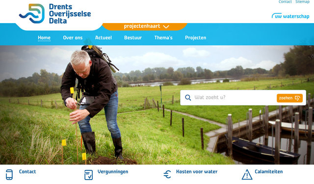 website waterschap drents overijsselse delta