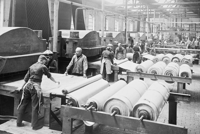 tapijten fabriek ca 1915