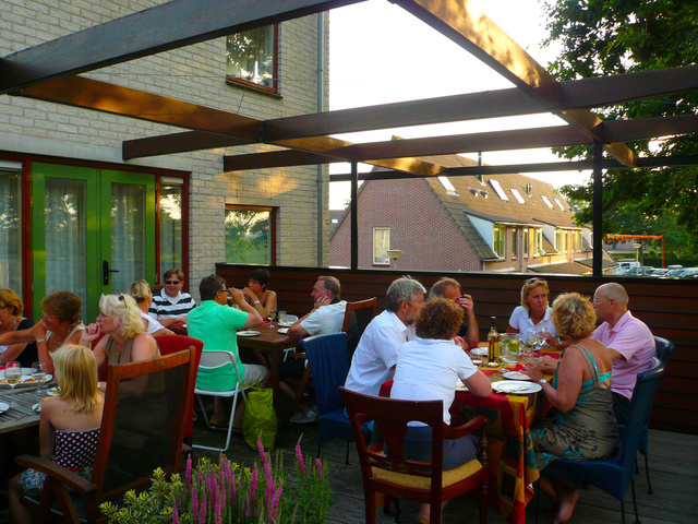 Pergola woning: View naar polder van Moerkapelle