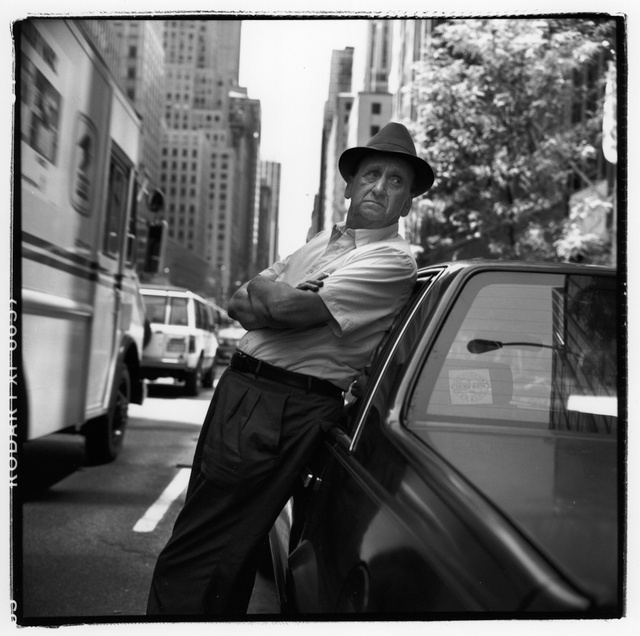42nd street, man on car182.jpg