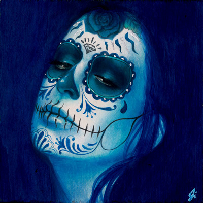 Calavera Azul Añil / 2012