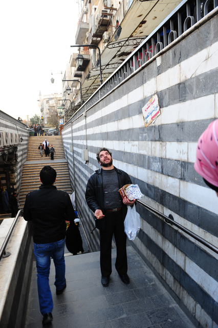 Beggar in Damascus, Syria