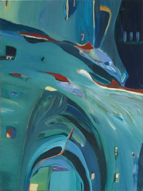 La Mer, 1994, Oil on Canvas, 48"x40"